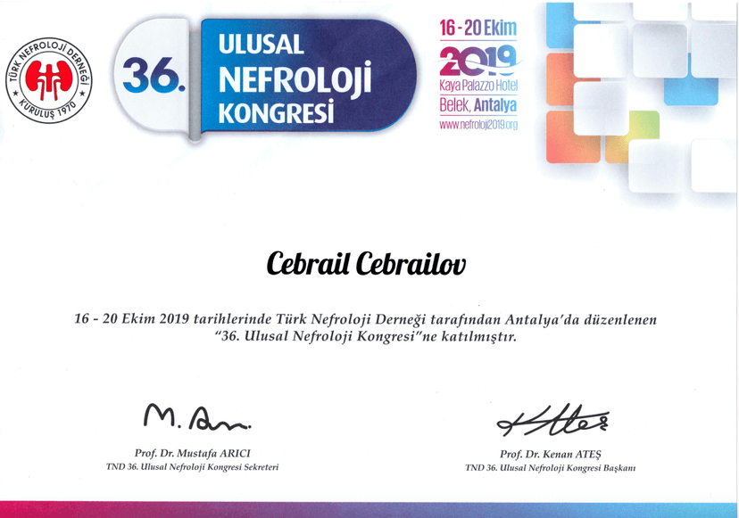 36. Ulusal Nefroloji Kongresi