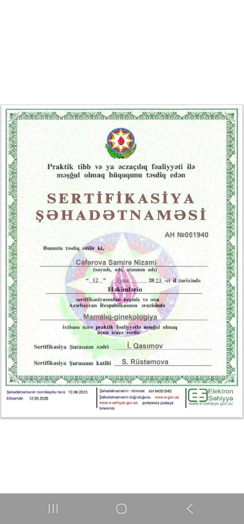 sertifika