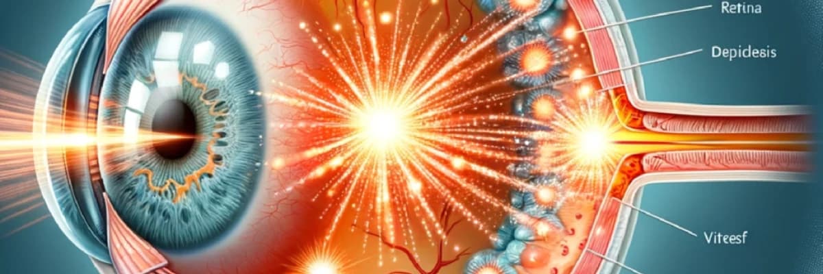 Gözdə işıq çaxmaları