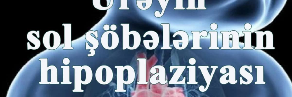 Üreyin sol sobelerinin hipoplaziya sindromu