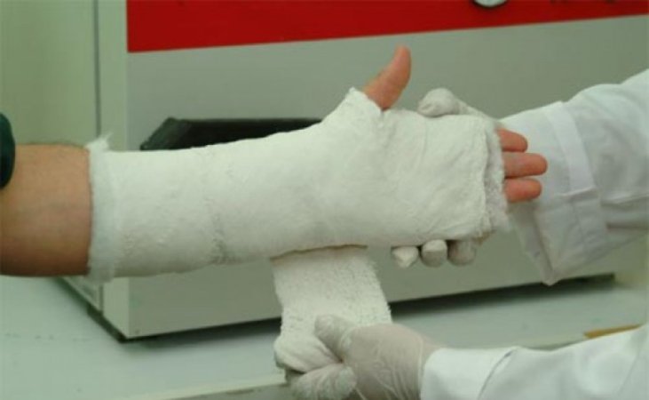 Gips və plastik sarğıların, ortezlərın qoyulması