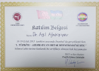 Dr. Aqil Ağakişiyev Qastroenteroloq sertifikası