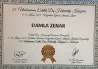 Dt. Damla Zenar Stomatolog sertifikası