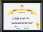 Op. Dr. Günel Bayramlı Plastik cərrah sertifikası