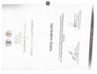 Op. Dr. Yücel Sarıaltın Plastik cərrah sertifikası