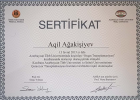 Dr. Aqil Ağakişiyev Qastroenteroloq sertifikası