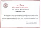 Dr. Mikdat Çavdar Tibbi Estetik Tibb Doktoru sertifikası