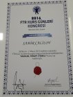 Uzman Doktor Samir Cəlilov Fizioterapiya sertifikası