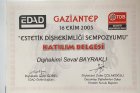 Dt. Seval Bayraklı Stomatolog sertifikası