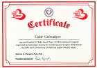 Uzman Doktor Cabir Gülmalıyev Ürək damar cərrahı sertifikası