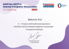 Doç. Dr. Ramazan Acar Onkoloq sertifikası