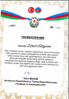 Uzman Doktor Çağla Xurşud Hüseynova Pulmonoloq sertifikası
