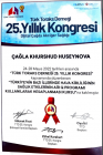 Uzman Doktor Çağla Xurşud Hüseynova Pulmonoloq sertifikası