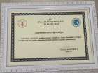 Uzman Doktor İnci Süleymanova Mama ginekoloq sertifikası