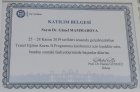 Uzman Doktor Günel Məmmədova Koloproktolog sertifikası